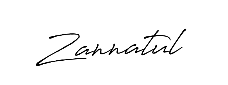 How to make Zannatul signature? Antro_Vectra_Bolder is a professional autograph style. Create handwritten signature for Zannatul name. Zannatul signature style 7 images and pictures png