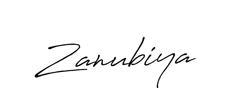Similarly Antro_Vectra_Bolder is the best handwritten signature design. Signature creator online .You can use it as an online autograph creator for name Zanubiya. Zanubiya signature style 7 images and pictures png