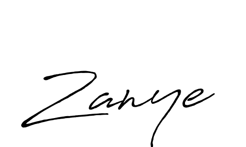 Make a beautiful signature design for name Zanye. Use this online signature maker to create a handwritten signature for free. Zanye signature style 7 images and pictures png