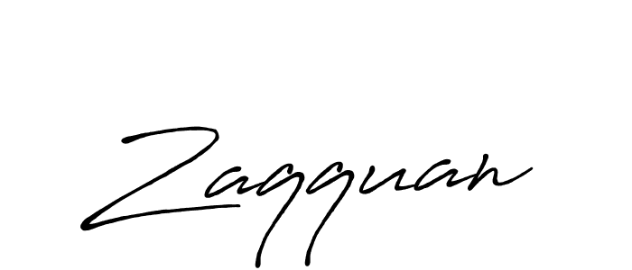 Zaqquan stylish signature style. Best Handwritten Sign (Antro_Vectra_Bolder) for my name. Handwritten Signature Collection Ideas for my name Zaqquan. Zaqquan signature style 7 images and pictures png