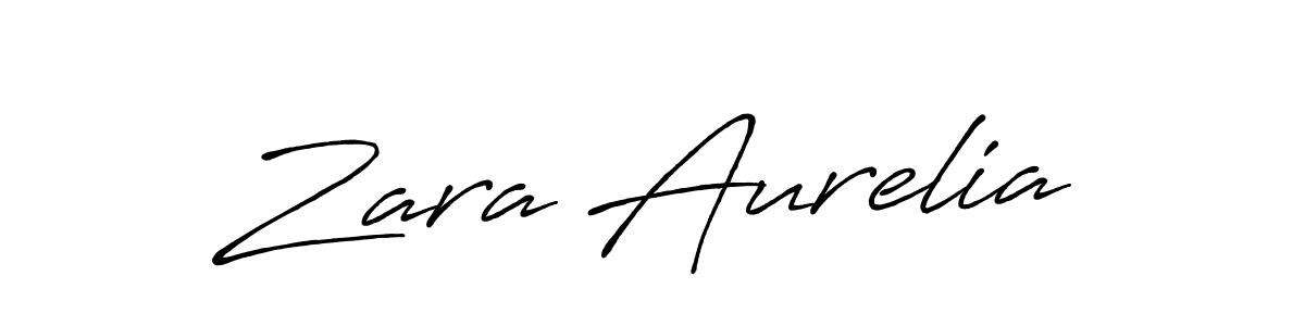 Use a signature maker to create a handwritten signature online. With this signature software, you can design (Antro_Vectra_Bolder) your own signature for name Zara Aurelia. Zara Aurelia signature style 7 images and pictures png