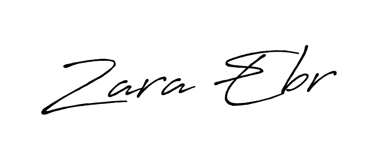 Make a beautiful signature design for name Zara Ebr. Use this online signature maker to create a handwritten signature for free. Zara Ebr signature style 7 images and pictures png