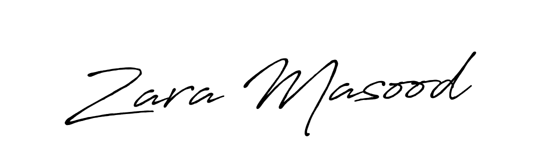 Make a beautiful signature design for name Zara Masood. Use this online signature maker to create a handwritten signature for free. Zara Masood signature style 7 images and pictures png