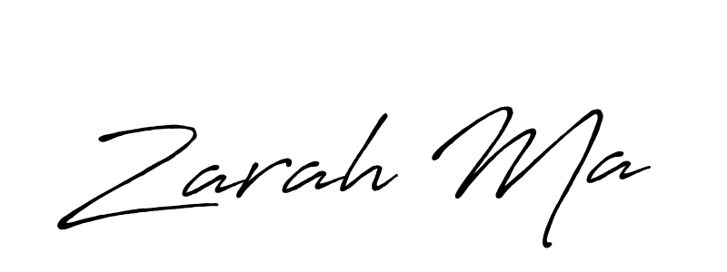 Also we have Zarah Ma name is the best signature style. Create professional handwritten signature collection using Antro_Vectra_Bolder autograph style. Zarah Ma signature style 7 images and pictures png