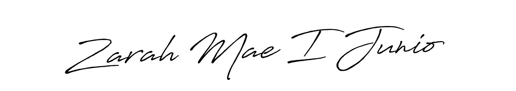 Make a short Zarah Mae I Junio signature style. Manage your documents anywhere anytime using Antro_Vectra_Bolder. Create and add eSignatures, submit forms, share and send files easily. Zarah Mae I Junio signature style 7 images and pictures png