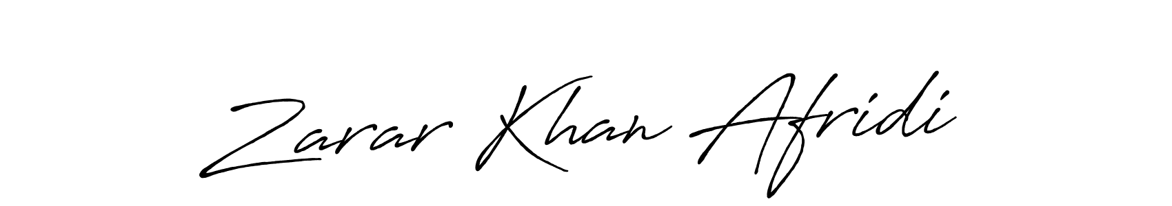 Also we have Zarar Khan Afridi name is the best signature style. Create professional handwritten signature collection using Antro_Vectra_Bolder autograph style. Zarar Khan Afridi signature style 7 images and pictures png