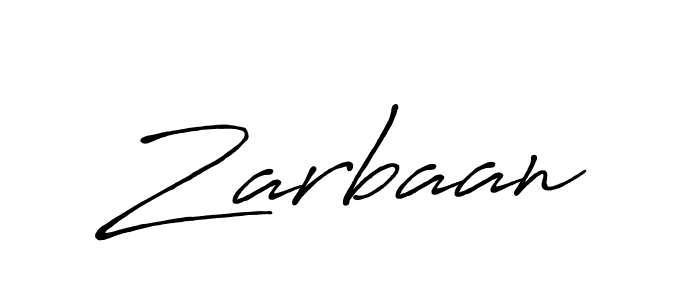 Create a beautiful signature design for name Zarbaan. With this signature (Antro_Vectra_Bolder) fonts, you can make a handwritten signature for free. Zarbaan signature style 7 images and pictures png