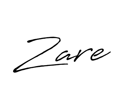 Use a signature maker to create a handwritten signature online. With this signature software, you can design (Antro_Vectra_Bolder) your own signature for name Zare. Zare signature style 7 images and pictures png