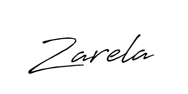 Use a signature maker to create a handwritten signature online. With this signature software, you can design (Antro_Vectra_Bolder) your own signature for name Zarela. Zarela signature style 7 images and pictures png