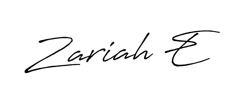 This is the best signature style for the Zariah E name. Also you like these signature font (Antro_Vectra_Bolder). Mix name signature. Zariah E signature style 7 images and pictures png