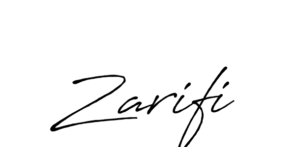 Use a signature maker to create a handwritten signature online. With this signature software, you can design (Antro_Vectra_Bolder) your own signature for name Zarifi. Zarifi signature style 7 images and pictures png
