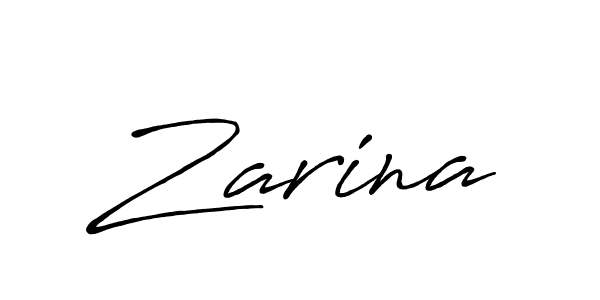 Zarina stylish signature style. Best Handwritten Sign (Antro_Vectra_Bolder) for my name. Handwritten Signature Collection Ideas for my name Zarina. Zarina signature style 7 images and pictures png