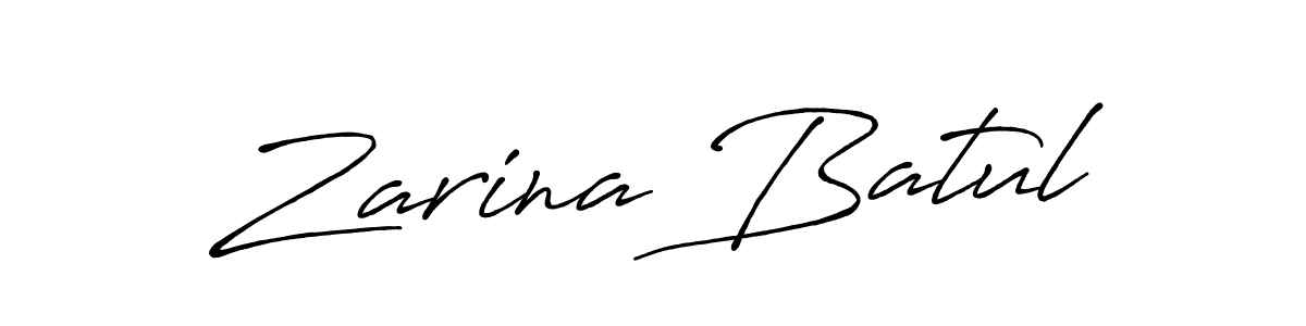 The best way (Antro_Vectra_Bolder) to make a short signature is to pick only two or three words in your name. The name Zarina Batul include a total of six letters. For converting this name. Zarina Batul signature style 7 images and pictures png