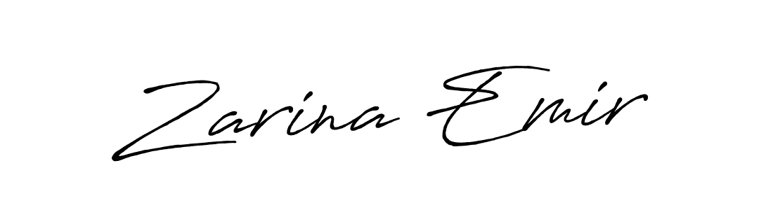 Once you've used our free online signature maker to create your best signature Antro_Vectra_Bolder style, it's time to enjoy all of the benefits that Zarina Emir name signing documents. Zarina Emir signature style 7 images and pictures png