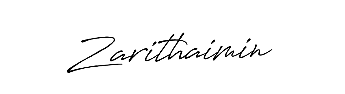 if you are searching for the best signature style for your name Zarithaimin. so please give up your signature search. here we have designed multiple signature styles  using Antro_Vectra_Bolder. Zarithaimin signature style 7 images and pictures png