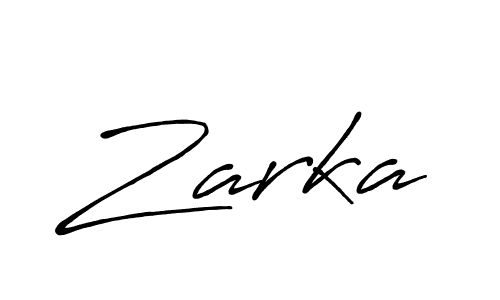 if you are searching for the best signature style for your name Zarka. so please give up your signature search. here we have designed multiple signature styles  using Antro_Vectra_Bolder. Zarka signature style 7 images and pictures png