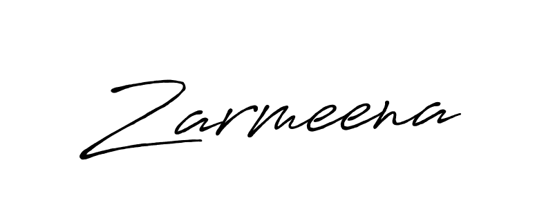 Also we have Zarmeena name is the best signature style. Create professional handwritten signature collection using Antro_Vectra_Bolder autograph style. Zarmeena signature style 7 images and pictures png