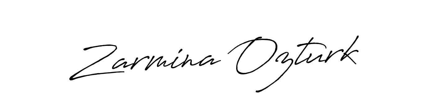 Use a signature maker to create a handwritten signature online. With this signature software, you can design (Antro_Vectra_Bolder) your own signature for name Zarmina Ozturk. Zarmina Ozturk signature style 7 images and pictures png