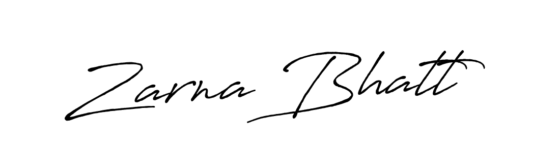 How to Draw Zarna Bhatt signature style? Antro_Vectra_Bolder is a latest design signature styles for name Zarna Bhatt. Zarna Bhatt signature style 7 images and pictures png