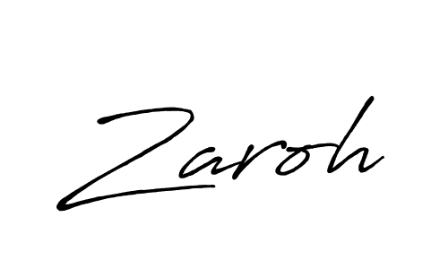 Make a beautiful signature design for name Zaroh. Use this online signature maker to create a handwritten signature for free. Zaroh signature style 7 images and pictures png