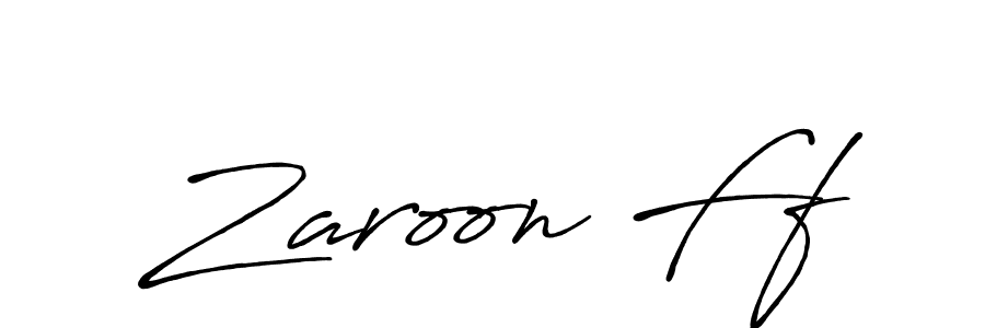 Once you've used our free online signature maker to create your best signature Antro_Vectra_Bolder style, it's time to enjoy all of the benefits that Zaroon Ff name signing documents. Zaroon Ff signature style 7 images and pictures png