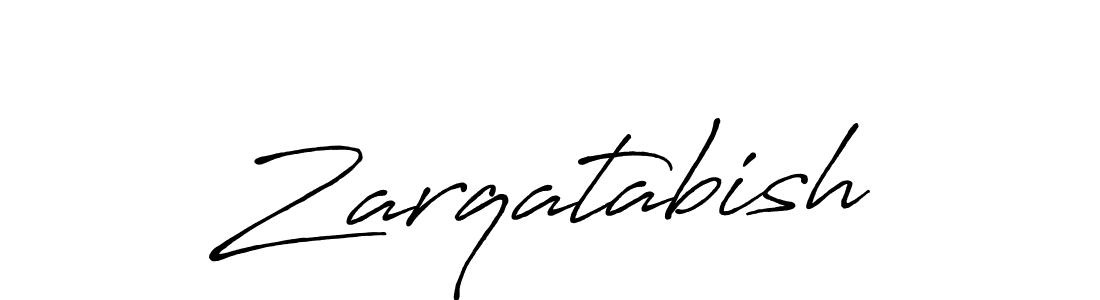 The best way (Antro_Vectra_Bolder) to make a short signature is to pick only two or three words in your name. The name Zarqatabish include a total of six letters. For converting this name. Zarqatabish signature style 7 images and pictures png