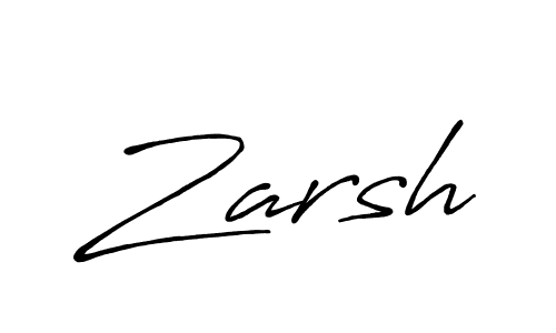 How to make Zarsh name signature. Use Antro_Vectra_Bolder style for creating short signs online. This is the latest handwritten sign. Zarsh signature style 7 images and pictures png