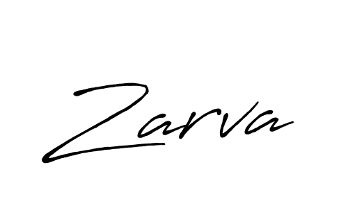 Use a signature maker to create a handwritten signature online. With this signature software, you can design (Antro_Vectra_Bolder) your own signature for name Zarva. Zarva signature style 7 images and pictures png