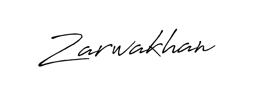 Also we have Zarwakhan name is the best signature style. Create professional handwritten signature collection using Antro_Vectra_Bolder autograph style. Zarwakhan signature style 7 images and pictures png