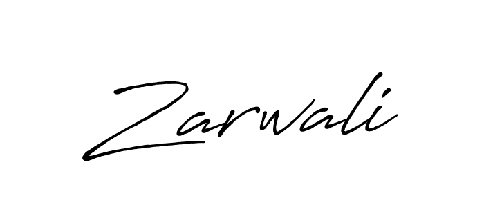 Zarwali stylish signature style. Best Handwritten Sign (Antro_Vectra_Bolder) for my name. Handwritten Signature Collection Ideas for my name Zarwali. Zarwali signature style 7 images and pictures png