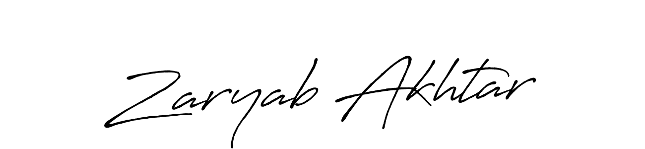 Make a short Zaryab Akhtar signature style. Manage your documents anywhere anytime using Antro_Vectra_Bolder. Create and add eSignatures, submit forms, share and send files easily. Zaryab Akhtar signature style 7 images and pictures png