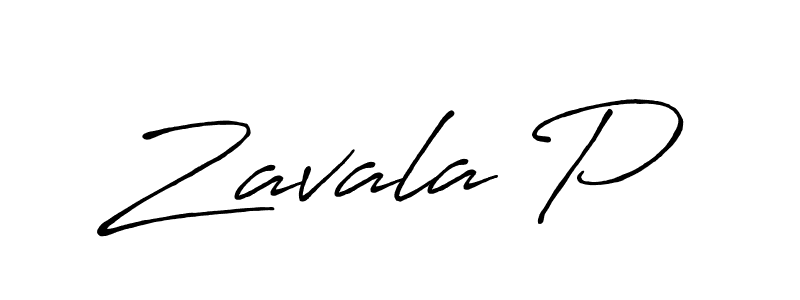 Also we have Zavala P name is the best signature style. Create professional handwritten signature collection using Antro_Vectra_Bolder autograph style. Zavala P signature style 7 images and pictures png