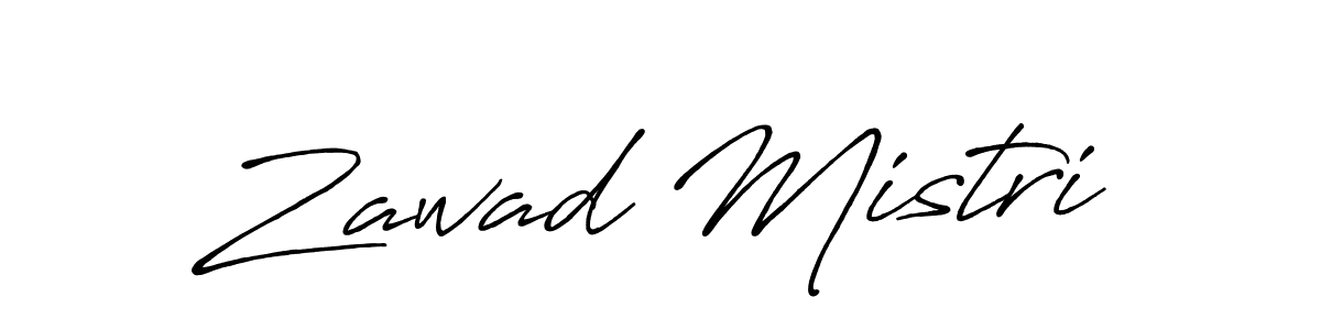 It looks lik you need a new signature style for name Zawad Mistri. Design unique handwritten (Antro_Vectra_Bolder) signature with our free signature maker in just a few clicks. Zawad Mistri signature style 7 images and pictures png