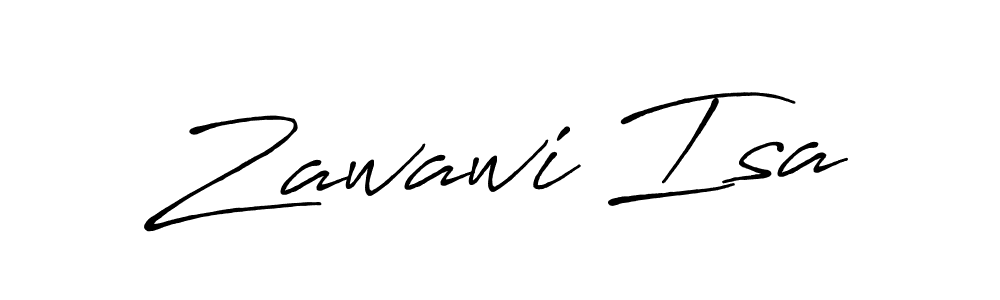 Also we have Zawawi Isa name is the best signature style. Create professional handwritten signature collection using Antro_Vectra_Bolder autograph style. Zawawi Isa signature style 7 images and pictures png