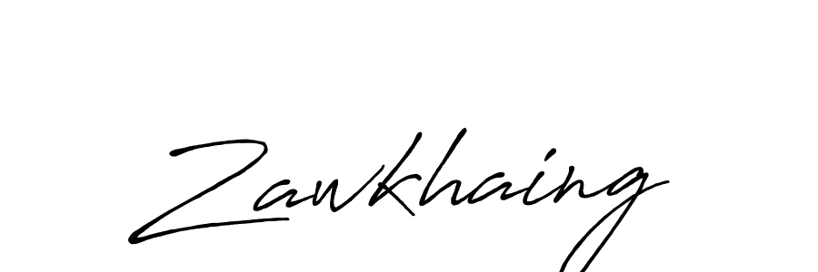 Also You can easily find your signature by using the search form. We will create Zawkhaing name handwritten signature images for you free of cost using Antro_Vectra_Bolder sign style. Zawkhaing signature style 7 images and pictures png