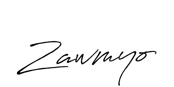 Once you've used our free online signature maker to create your best signature Antro_Vectra_Bolder style, it's time to enjoy all of the benefits that Zawmyo name signing documents. Zawmyo signature style 7 images and pictures png