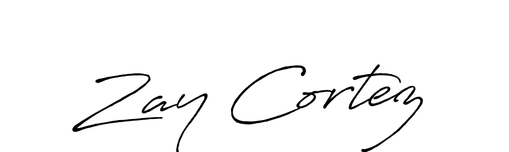 Similarly Antro_Vectra_Bolder is the best handwritten signature design. Signature creator online .You can use it as an online autograph creator for name Zay Cortez. Zay Cortez signature style 7 images and pictures png
