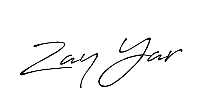 Make a short Zay Yar signature style. Manage your documents anywhere anytime using Antro_Vectra_Bolder. Create and add eSignatures, submit forms, share and send files easily. Zay Yar signature style 7 images and pictures png