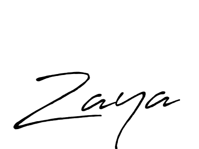 Also You can easily find your signature by using the search form. We will create Zaya name handwritten signature images for you free of cost using Antro_Vectra_Bolder sign style. Zaya signature style 7 images and pictures png