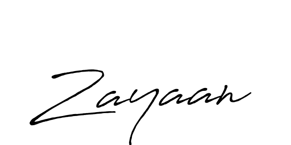 Zayaan stylish signature style. Best Handwritten Sign (Antro_Vectra_Bolder) for my name. Handwritten Signature Collection Ideas for my name Zayaan. Zayaan signature style 7 images and pictures png