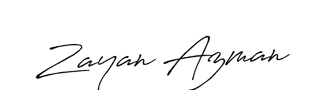 Also we have Zayan Azman name is the best signature style. Create professional handwritten signature collection using Antro_Vectra_Bolder autograph style. Zayan Azman signature style 7 images and pictures png