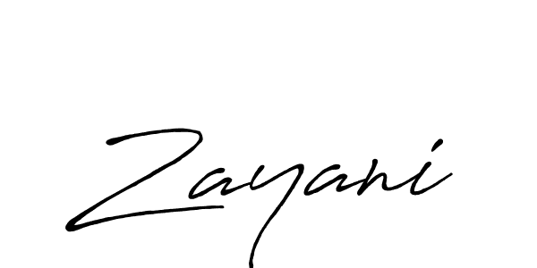 How to make Zayani name signature. Use Antro_Vectra_Bolder style for creating short signs online. This is the latest handwritten sign. Zayani signature style 7 images and pictures png