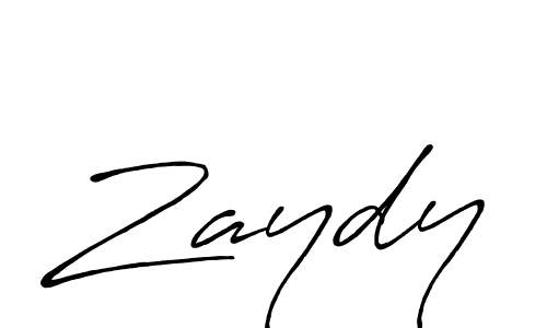 Also we have Zaydy name is the best signature style. Create professional handwritten signature collection using Antro_Vectra_Bolder autograph style. Zaydy signature style 7 images and pictures png