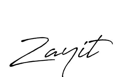 Design your own signature with our free online signature maker. With this signature software, you can create a handwritten (Antro_Vectra_Bolder) signature for name Zayit. Zayit signature style 7 images and pictures png