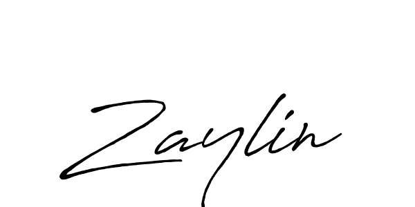 Also we have Zaylin name is the best signature style. Create professional handwritten signature collection using Antro_Vectra_Bolder autograph style. Zaylin signature style 7 images and pictures png