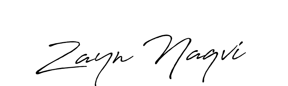 This is the best signature style for the Zayn Naqvi name. Also you like these signature font (Antro_Vectra_Bolder). Mix name signature. Zayn Naqvi signature style 7 images and pictures png