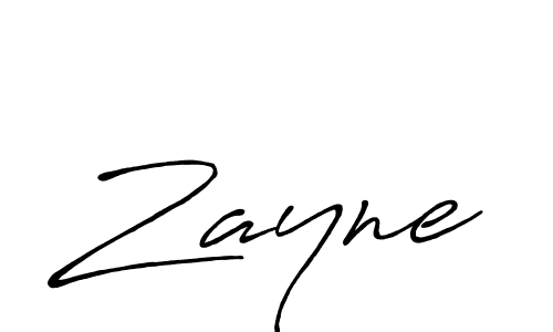 Also we have Zayne name is the best signature style. Create professional handwritten signature collection using Antro_Vectra_Bolder autograph style. Zayne signature style 7 images and pictures png