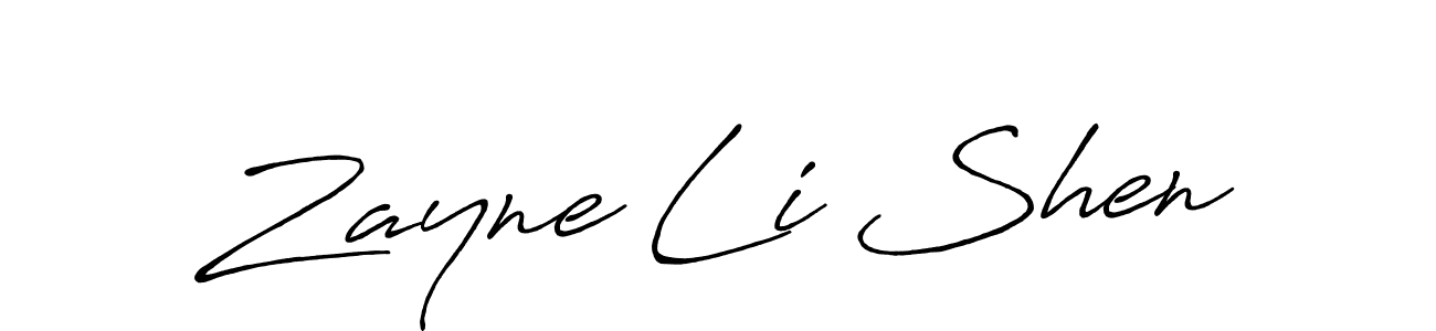 Similarly Antro_Vectra_Bolder is the best handwritten signature design. Signature creator online .You can use it as an online autograph creator for name Zayne Li Shen. Zayne Li Shen signature style 7 images and pictures png