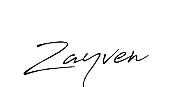 if you are searching for the best signature style for your name Zayven. so please give up your signature search. here we have designed multiple signature styles  using Antro_Vectra_Bolder. Zayven signature style 7 images and pictures png