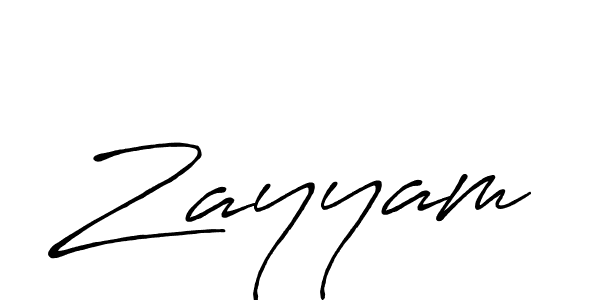 Also we have Zayyam name is the best signature style. Create professional handwritten signature collection using Antro_Vectra_Bolder autograph style. Zayyam signature style 7 images and pictures png